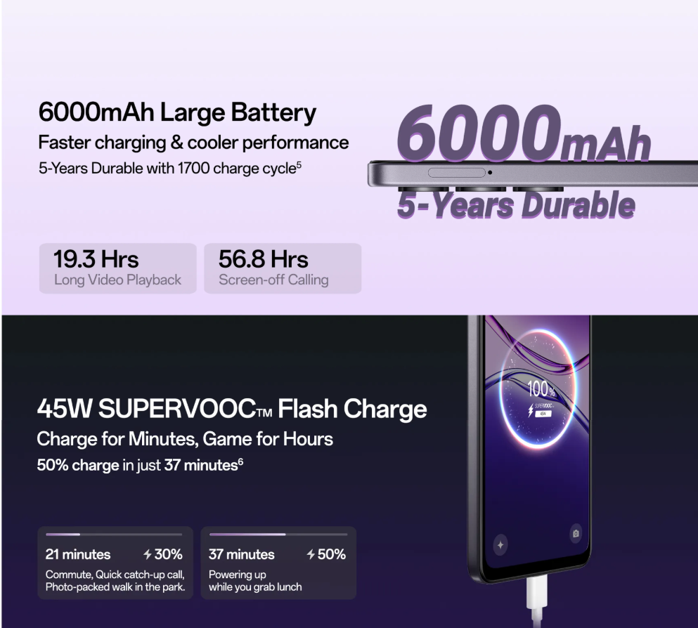 6000mah large battery